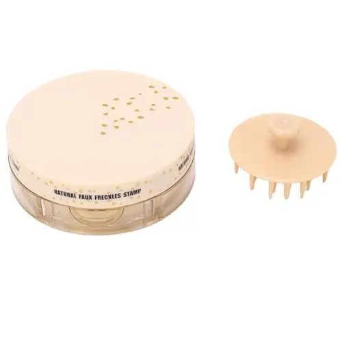 Produktbild: Sommersprossen-Druck, Sommersprossen-Make-up-Luftkissen mit Bürste, Sommersprossen-Stempel, Wasserdichtes Sommersprossen-Luftkissen, Hoch Imitiertes Sommersprossen-Make-up, Gute Farbentwicklung