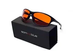 Produktbild: Somnoblue Blaulichtfilter-Brille Pro - Blueblocker-Brille – 99,9% Anti-Blaulicht - BIOHACKING-PRO – With Case