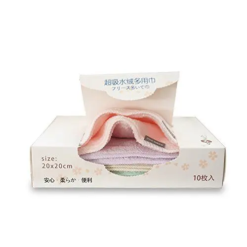 Produktbild: SONARIN Wiederverwendbare Mikrofaser Tuch Baby Wipes Baby Feuchttücher Baby Handtuch,weicher,100 Tücher(10 Packungen)