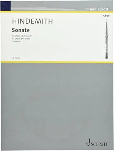 Produktbild: Sonate: für Oboe und Klavier. Oboe und Klavier. (Edition Schott)