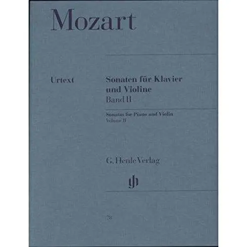 Produktbild: Sonaten für Klavier und Violine, Band II: Besetzung: Violine und Klavier (G. Henle Urtext-Ausgabe)