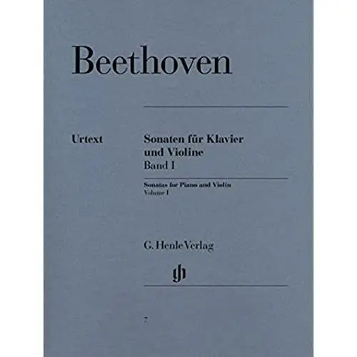 Produktbild: Sonaten für Klavier und Violine, Band I: Besetzung: Violine und Klavier (G. Henle Urtext-Ausgabe)
