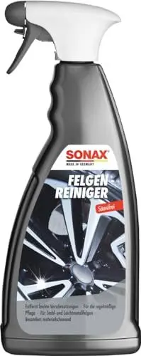 Produktbild: SONAX FelgenReiniger (1 Liter) säurefrei für Leichtmetall- & Stahlfelgen, entfernt schnell und einfach Bremsstaub und Straßenschmutz | Art-Nr. 04303410