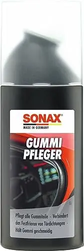 Produktbild: SONAX GummiPfleger mit Schwammapplikator (100 ml) reinigt, pflegt & hält alle Gummiteile elastisch, verhindert festfrieren & festkleben von Gummidichtungen | Art-Nr. 03401000