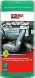 Produktbild: SONAX InnenReinigungsTücher Box (25 Stück) zur schnellen, einfachen und gründlichen Reinigung aller Flächen im Fahrzeuginnenraum | Art-Nr. 04122000