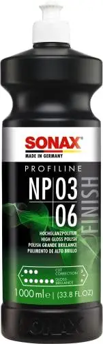 Produktbild: SONAX PROFILINE NP 03-06 (1 Liter) zum professionellen Polieren von matten und verkratzten Lacken | Art-Nr. 02083000
