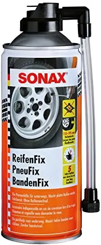 Produktbild: SONAX ReifenFix (400 ml) die zuverlässige Pannenhilfe für unterwegs Macht Platte Reifen Wieder fahrbereit - ohne Reifenwechsel | Art-Nr. 04323000
