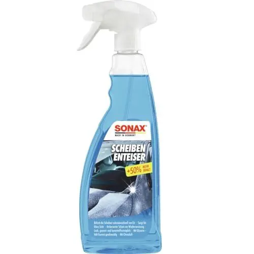 Produktbild: SONAX ScheibenEnteiser (750 ml) sekundenschnelles enteisen von Scheiben ohne kratzen und eine rundum klare Sicht im Winter | Art-Nr. 03314410