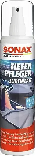 Produktbild: SONAX TiefenPfleger Seidenmatt (300 ml) Kunststoff- und Gummireiniger für Reinigung, intensive Pflege und dauerhafter Schutz für alle Kunststoff- und Gummi-Oberflächen | Art-Nr. 03830410