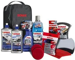 Produktbild: SONAX XTREME Autopflege Set inkl. Tasche (8-teilig)·· Autoreinigungs- & Pflegeset für den Fahrzeug-Außenbereich (Lack & Felgen), Art-Nr. 07615410