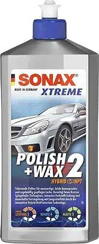 Produktbild: SONAX XTREME Polish+Wax 2 Hybrid NPT (500 ml) schonende Politur mit mittlerer Wirkung für regelmäßig gepflegte Lacke | Art-Nr. 02072000