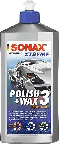 Produktbild: SONAX XTREME Polish+Wax 3 Hybrid NPT (500 ml) zum Abtragen verwitterter Lackschichten und Auffrischen matter Farben | Art-Nr. 02022000