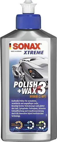 Produktbild: SONAX XTREME Polish+Wax 3 (250 ml) kraftvolle Politur für matte, verwitterte und ungepflegte Lacke | Art-Nr. 02021000