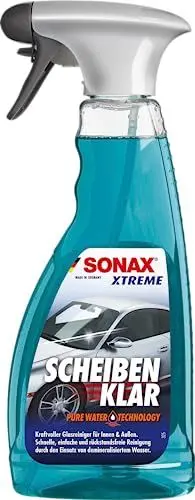 Produktbild: SONAX XTREME ScheibenKlar - Pure Water Technology (500 ml) Glasreiniger zur Entfernung von Verschmutzungen auf Scheiben & für eine besser benetzte Glasoberfläche, Art-Nr. 02382410
