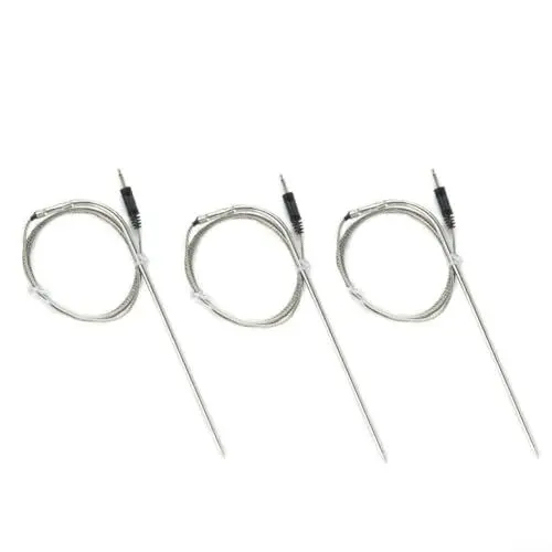 Produktbild: Sonden-Sensor, 3 Stück, Ersatzsonden-Sensor, Ersatzzubehör für BBQ-Thermometer, DC3.5-Anschluss