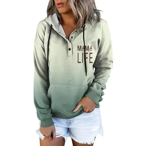 Produktbild: Sonderangebote Schnäppchen Hoodie Damen Cremeweiss Weisser Kapuzenpulli Damen Sweatshirt Women Oversize Kurzer Pullover Damen Damen Shirt Oversized Damen Oberteile Gelb Meine Bestellung Anzeigen