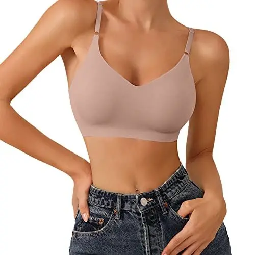 Produktbild: Sonderangebote Schnäppchen Klebe BH Bralette BH Ohne Bügel BH Damen Ohne Träger Push Up Plus Size Strapless Bra Swim Romper Built-In Bra Meine Bestellungen Anzeigen