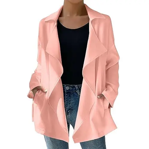 Produktbild: Sonderangebote Schnäppchen Wintermantel Damen Warm Parka Wasserdicht Damen Cardigan Coat Damen Damen Lederjacke Schwarz Damen Mantel Elegant Fall Marken Oberteile Damen Sale