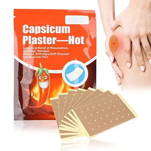 Produktbild: Sonew 8pcs Hot Capsicum Pain Relief Patches, Pflaster für Muskelkater, Patches für Muskelschmerzen, Schmerzlinderung Patches für Gelenke Rücken Schulter Arm Muskel Entspannung