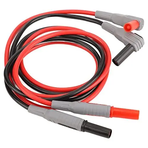 Produktbild: Sonew Multimeter-Messleitungsset mit 4-mm-Stecker, Messing-PVC-PA. Robuste, Tragbare und Genaue Elektronische Messleitungssonden, Geeignet für eine Vielzahl von Prüfanforderungen.