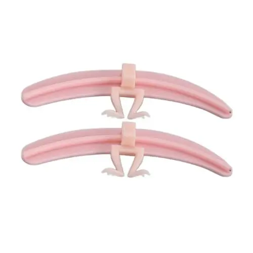 Produktbild: Sonew Wimperntrenner Werkzeugset, Waschbare, Wiederverwendbare Silikonbasis und Beine, Wimpernverlängerungs unterstütztes Werkzeug Zum Anheben der Wimpern (Rosa)