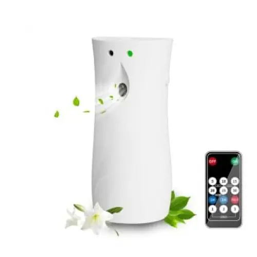Produktbild: Sonhomay Automatischer Duftspender Automatischer Lufterfrischer Duftsprayspender mit Fernbedienung für Home Office Hotel (Weiß, 300ml)