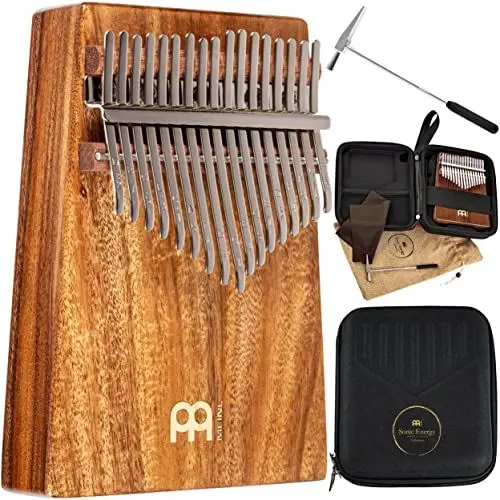 Produktbild: Sonic Energy Wah-Wah Kalimba – C-Dur, 17 Töne – Akazienholz – Für Percussion und Studio – Inkl. Zubehör (KL1705H)