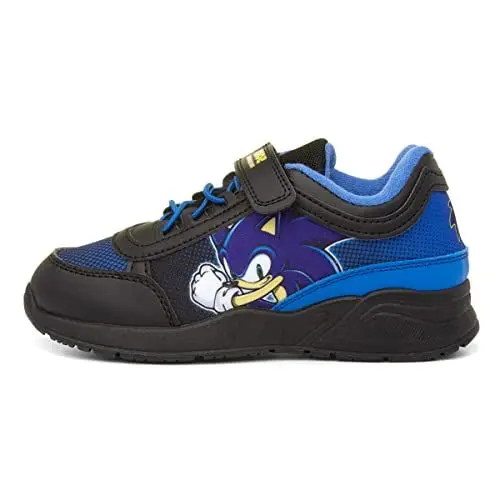 Produktbild: Sonic The Hedgehog Jungen Trainingsschuhe, Turnschuhe, Sneakers, Blau. Größe 9 UK, 27 EU
