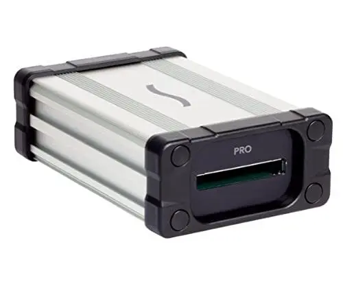 Produktbild: Sonnet Echo ExpressCard Pro Thunderbolt Adapter & SxS Reader, Schwarz, Silber, ECHOPRO-E34