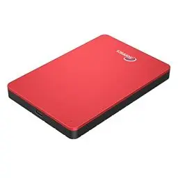 Produktbild: Sonnics 1TB Rot Externe tragbare Festplatte Typ C USB 3.1 kompatibel mit Windows-PC, Mac, Smart TV, Xbox One und PS4
