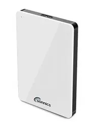 Produktbild: Sonnics 500GB weiß Externe tragbare Festplatte USB 3.0 super schnelle Übertragungsgeschwindigkeit für den Einsatz mit Windows PC, Apple Mac, Xbox ONE und PS4 Fat32