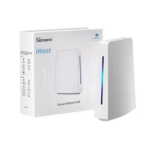 Produktbild: SONOFF iHost Smart Home Hub, Zigbee Gateway, Lokaler LAN Server, Smart-Szene ohne Internet ausführen, Unterstützt alle SONOFF Zigbee Geräte,Unterstützt Open API und ADD-On Integration.(DDR4 4G)