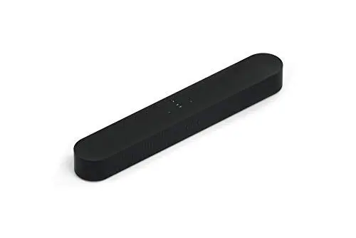Produktbild: Sonos Beam Smart Soundbar, schwarz – Kompakte für Fernsehen & Musikstreaming mit WLAN, Alexa Sprachsteuerung, Google Assistant & HDMI ARC - AirPlay kompatibler Musik- & TV Lautsprecher