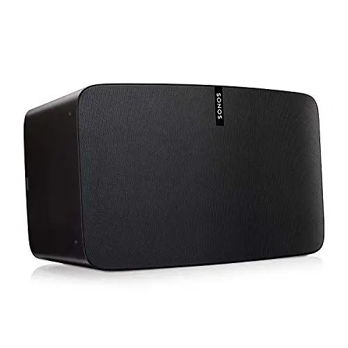 Produktbild: Sonos Play:5 WLAN Speaker, schwarz – Kraftvoller WLAN Lautsprecher mit bestem, kristallklarem Stereo Sound – AirPlay kompatibler Multiroom Lautsprecher