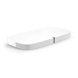 Produktbild: Sonos Playbase WLAN Soundbase, weiß – Fernsehlautsprecher mit kraftvollem Sound für Heimkino & Musikstreaming – Erweiterbarer WLAN Speaker mit Airplay