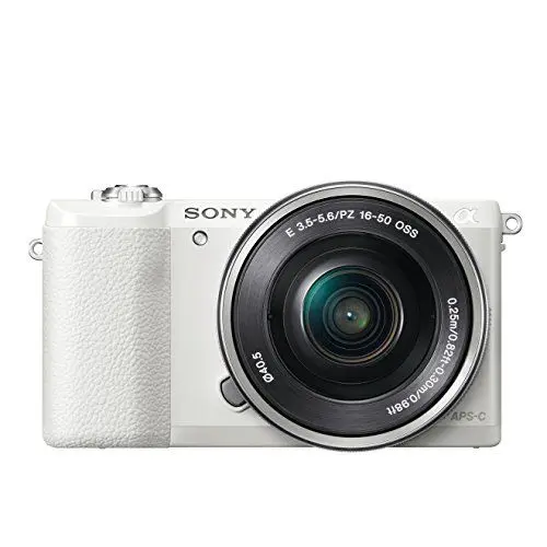 Produktbild: Sony Alpha 5100 Systemkamera mit ultraschnellem Hybrid-AF (180° drehbares 7,62 cm (3 Zoll) LC-Display, 24,3 Megapixel, Exmor APS-C Sensor, Full HD Video) inkl. SEL-P1650 weiß