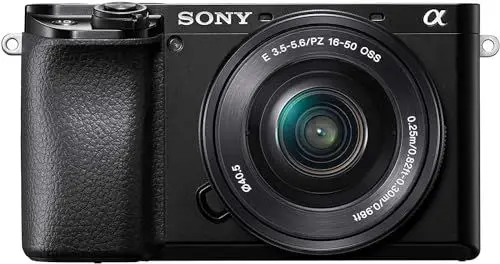 Produktbild: Sony Alpha 6100 | APS-C Spiegellose Kamera mit Sony 16-50mm f/3.5-5.6 Power-Zoom-Objektiv ( Schneller 0,02s AF,AF mit Augenerkennung für Mensch und Tier, 4K-Filmaufnahmen und neigbares Display)