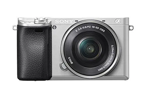 Produktbild: Sony Alpha 6300 E-Mount Systemkamera (24.2 Megapixel, 7,5 cm (3 Zoll) Display, XGA OLED Sucher, 4K, inklusiv 16-50 mm Objektiv) Silber