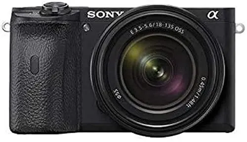 Produktbild: Sony Alpha 6600 | APS-C Spiegellose Kamera 18-135mm f/3.5-5.6 Zoom-Objektiv (Schneller 0,02s Autofokus, optische 5-Achsen-Bildstabilisierung im Gehäuse)