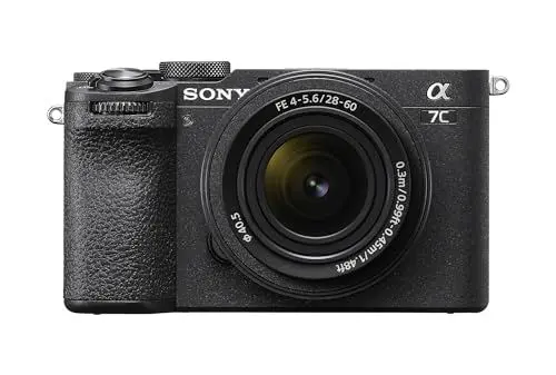Produktbild: Sony Alpha 7C II | Spiegellose Vollformatkamera mit SEL2860 (33 MP, Echtzeit-Autofokus, 10 BPS, 4K Video, neigbarer LCD-Touchscreen) Schwarz