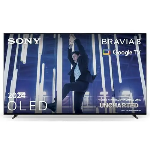 Produktbild: Sony BRAVIA 8 OLED 55 Zoll 4K HDR Google Smart TV (2024) | Gaming Features,IMAX Enhanced, Dolby Vision Atmos, Chromecast, Apple AirPlay, 120Hz 55XR80