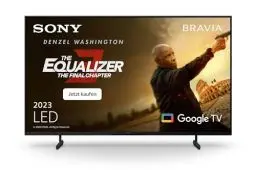 Produktbild: Sony BRAVIA, KD-43X80L, 43 Zoll Fernseher, LED, 4K HDR, Google TV, Smart TV, Works with Alexa, BRAVIA CORE, TRILUMINOS PRO, HDMI 2.1, Gaming-Menü mit ALLM