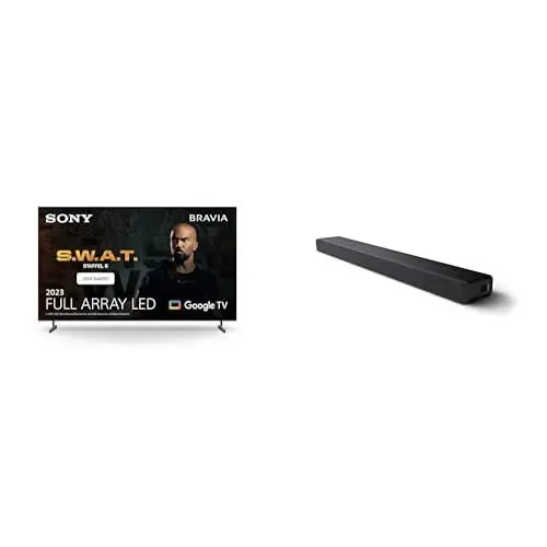 Produktbild: Sony BRAVIA, KD-75X85L, 75 Zoll Fernseher, Full Array LEDandSony HT-A3000 3.1-Kanal Dolby Atmos Soundbar Set