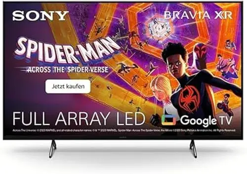 Produktbild: Sony BRAVIA XR, XR-50X90S, 50 Zoll Fernseher, Full Array LED, 4K HDR 120Hz, Google TV, Smart TV, Works with Alexa, mit exklusiven PS5-Features, HDMI 2.1, Gaming-Menü mit ALLM + VRR, 24 + 12M Garantie