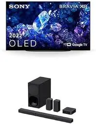 Produktbild: Sony BRAVIA | XR-48A90K | OLED | 4K HDR | Google TV HT-S40R - 5.1.-Kanal-Soundbar, Schwarz
