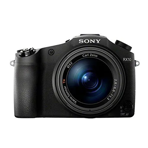 Produktbild: Sony DSC-RX10 Premium Bridge Kamera (20,2 Megapixel, 7,6 cm (3 Zoll) Display, 8-fach opt. Zoom, OLED Sucher, WiFi, NFC) inkl. 24-200 mm F2,8 Zeiss Objektiv schwarz
