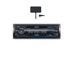 Produktbild: Sony DSX-A510KIT DAB+ Autoradio mit Antenne, Dual Bluetooth, NFC, USB und AUX Anschluss | blaue Beleuchtung | Freisprechen, Schwarz