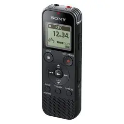 Produktbild: Sony ICD-PX470 Diktiergerät (USB, SD Kartensteckplatz, PCM, MP3, 55h Akku, 4GB, Stereo) schwarz