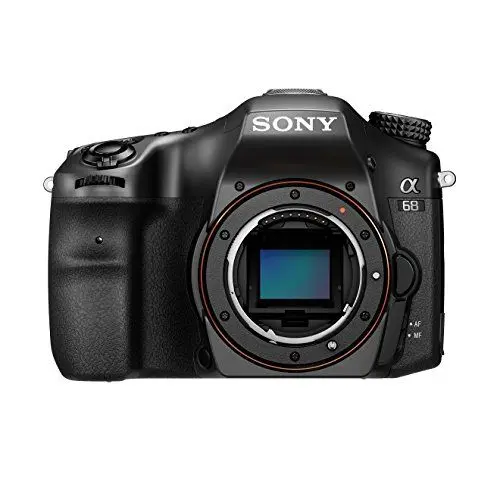 Produktbild: Sony ILCA68.CEC Alpha 68 A-Mount Digitalkamera (24 Megapixel, 6,7 cm (2,7 Zoll) Display, 79-Phasen AF-Messfelder) schwarz