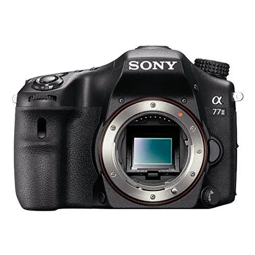 Produktbild: Sony ILCA Alpha 77 II SLR-Digitalkamera Gehäuse (24,3 Megapixel, 7,6 cm (3 Zoll) LCD Display, 12 Bilder,Sek, Full HD, WiFi,NFC, HDMI) schwarz